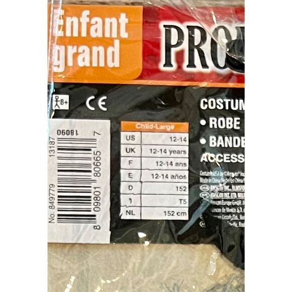 New Girls Undead Walker Zombie Halloween Costume Child Large (12-14) - Picture 7 of 7